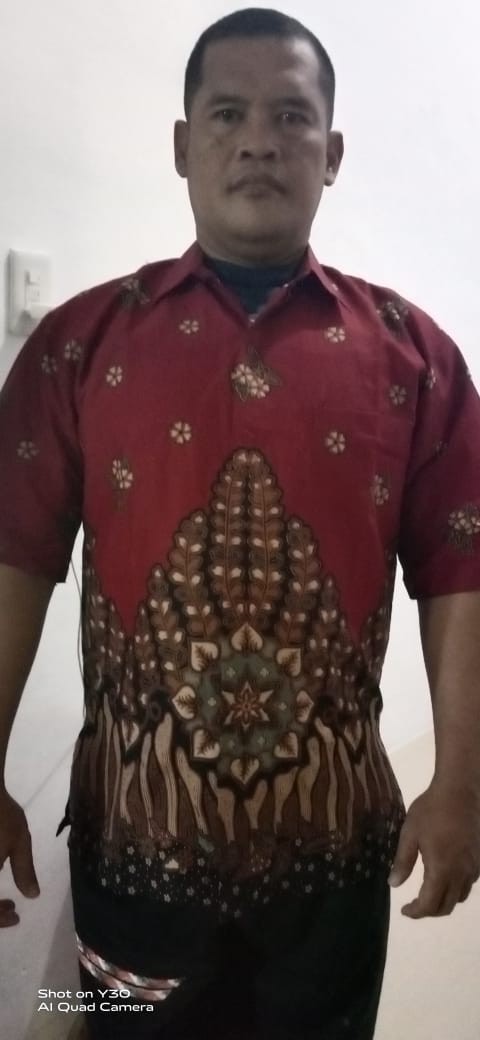 Batik Solo Kemeja Batik Pria Lengan Pendek Lapis Furing Kangen Kamulyan Martowiro Atasan Modern