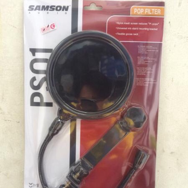 Pop filter mic microphone samson buat rekaman studio dan radio