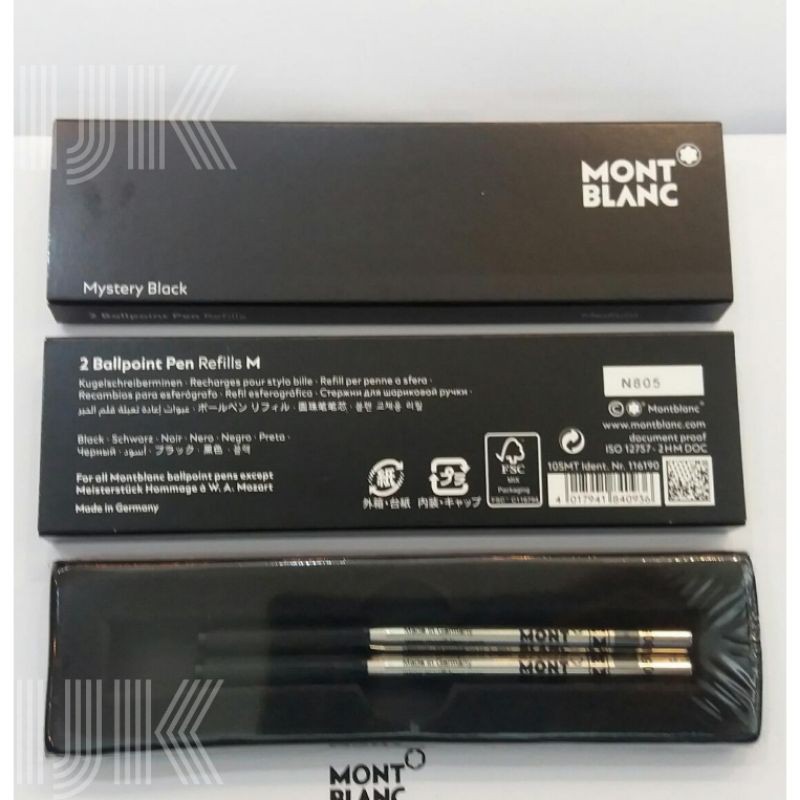 Refills Ballpoint Pen Montblanc Black (Original)