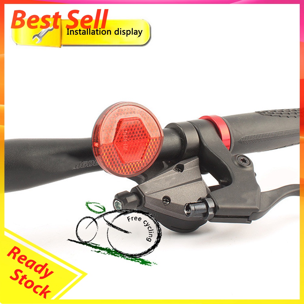 Mountain Bike Handlebar Reflector Bicycle Front Rear Warning Riding Light