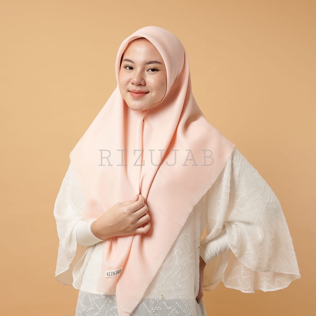 ZAZENA - HIJAB SEGIEMPAT SALEM VOAL GLOWING PREMIUM LASER CUT