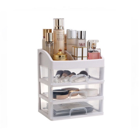 BELLA - RAK KOSMETIK 3 / 4 SUSUN LACI TEMPAT MAKE UP MULTIFUNGSI DESKTOP ORGANIZER STORAGE SERBAGUNA