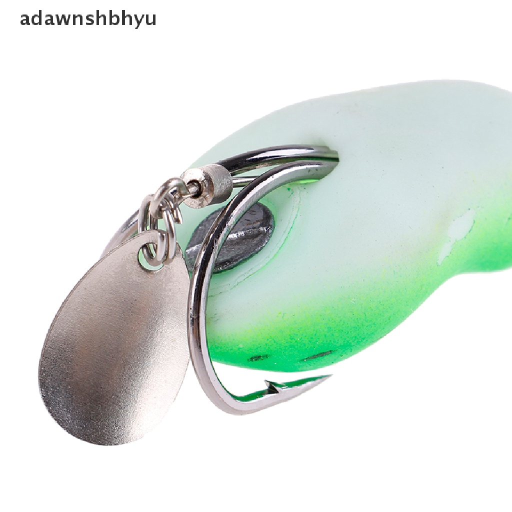 Adawnshbhyu 1PC Soft Frog Fishing Lure Kait Ganda water Ray Frog Umpan Lembut Buatan