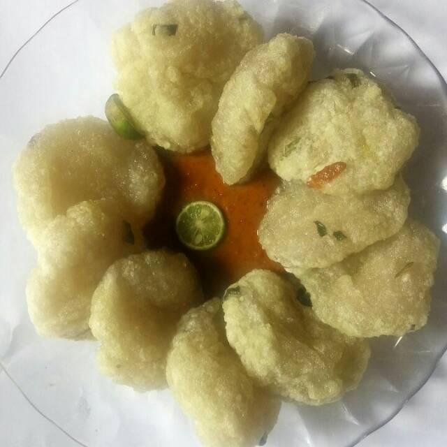 Cireng Bawang bumbu kacang isi 10