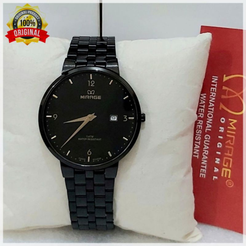 Jam Tangan Mirage Pria MA 8696 Jam Tangan Pria Mirage Original Pria Black