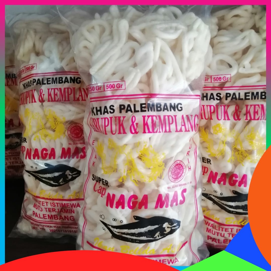 

Kerupuk Mini 1 Kilogram Naga Mas Khas Palembang Kerupuk Keriting Sanggul Palembang