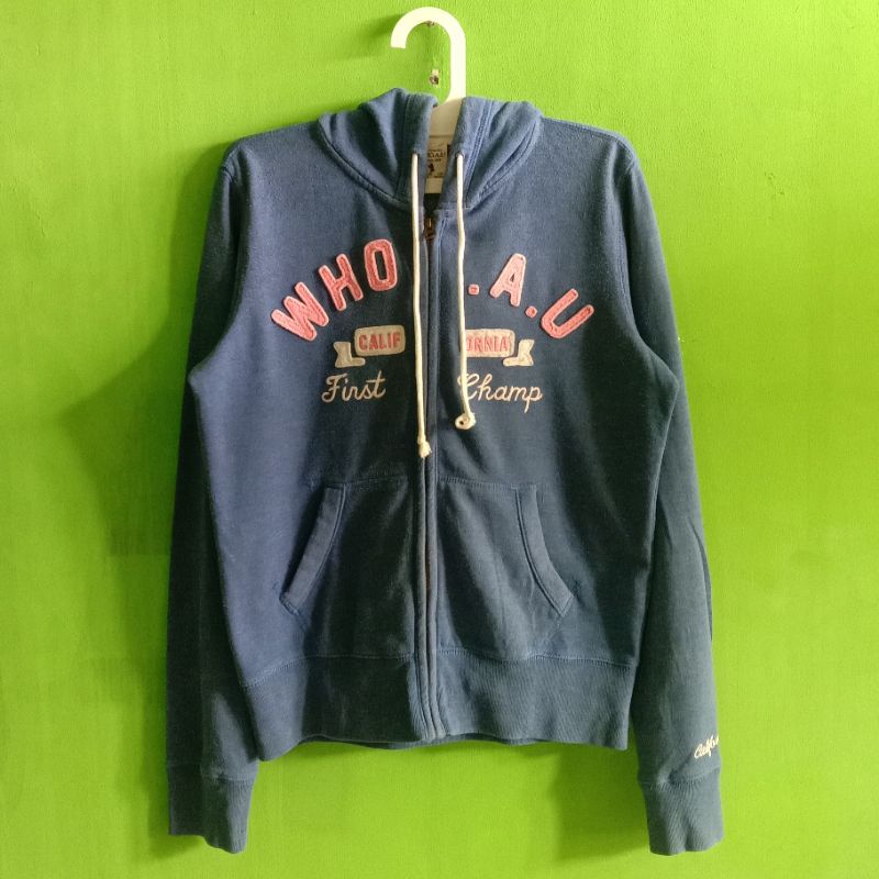 ZIP HOODIE WHO.A.U CALIFORNIA