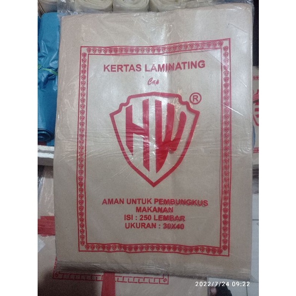 

kertas minyak HW @ 250 lembar