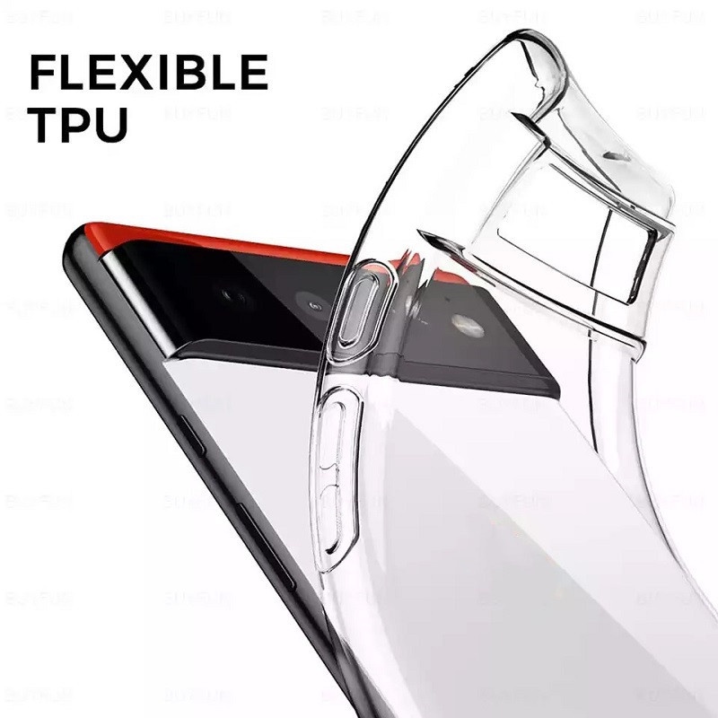 Casing Soft Case Silikon TPU Transparan Ultra Slim Untuk Google Pixel 6 Pro / Goodle Pixel 6