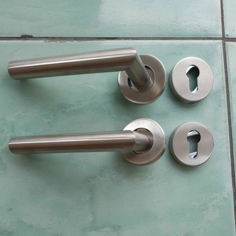 GAGANG KUNCI PINTU MISAH/GAGANG HANDEL ROSETTE/TARIKAN KUNCI PINTU RUMAH TANPA BODY/HANDLE MURAH