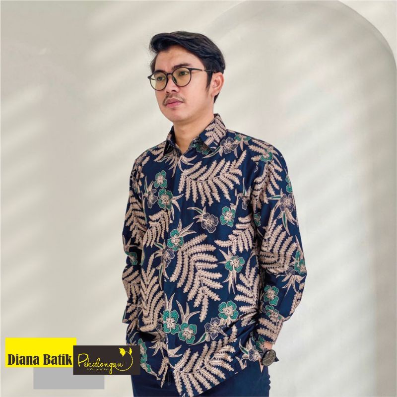 TERBARU Baju Batik Pria Gus Azmi Syubbanul Muslimin Hadroh Azzahir Santri muslim Modern Lengan Panjang