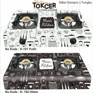 Dijual Stiker  Kompor  2 Tungku Standar Moms Kitchen Murah  
