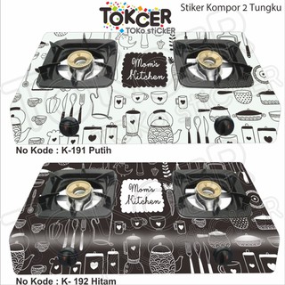 Dijual Stiker  Kompor  2 Tungku Standar Moms Kitchen Murah 