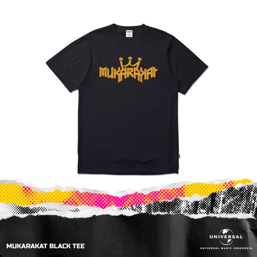 Universal Music Indonesia - MukaRakat Logo T-Shirt (Black)