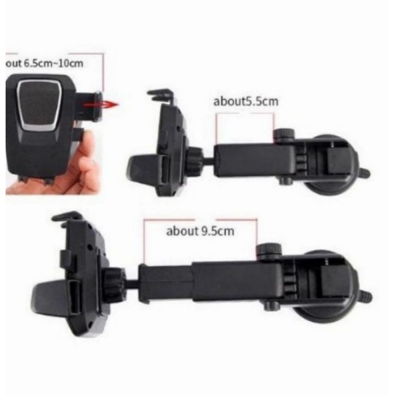 CAR HOLDER HP MOBIL HD-09 360 DEGREE ROTATION UNIVERSAL PHONE HD-09