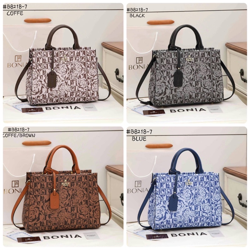 B8218-7 TAS BONIA TOTE BAG / TAS WANITA TAS IMPOR