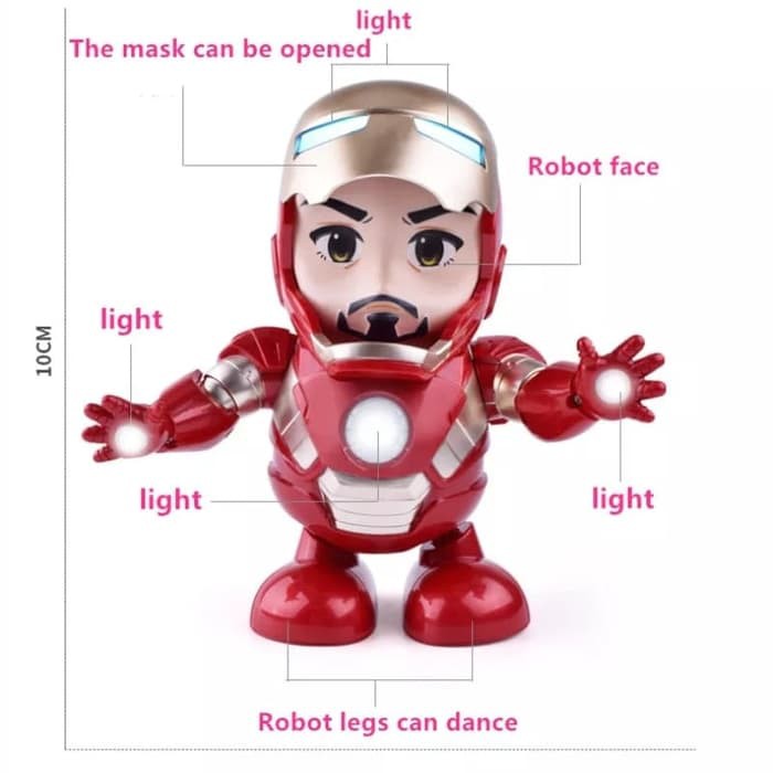 Dance Super Hero Dancing Robot Ironman Spiderman Capt America