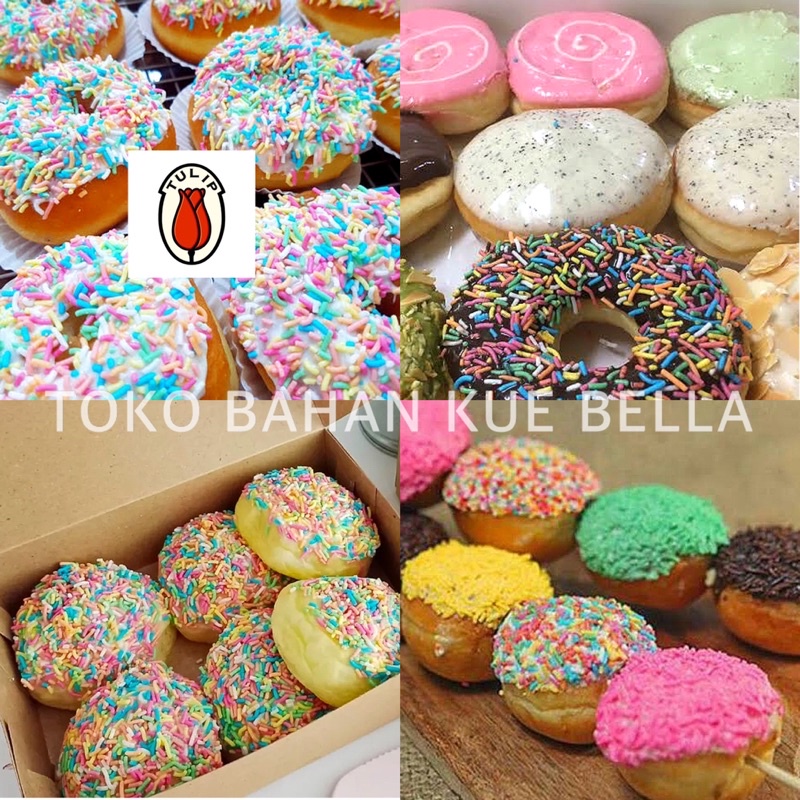 Meses TULIP WARNA WARNI 500gr (REPACK) Chocorice Mix Rainbow