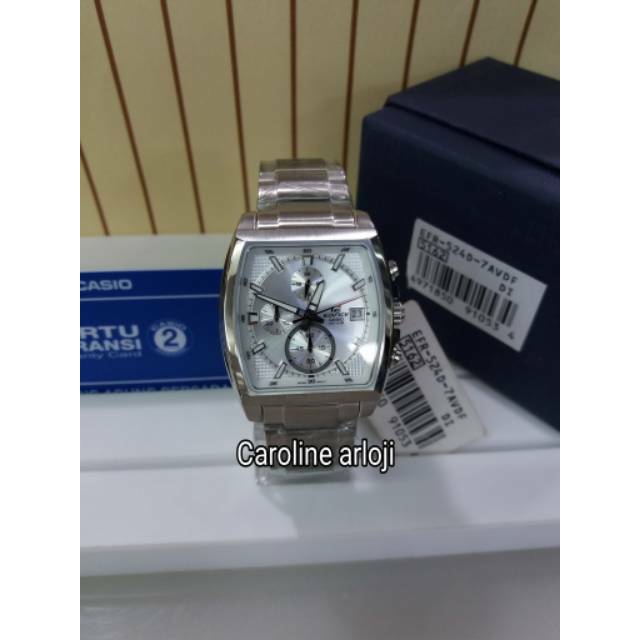 JAM TANGAN PRIA CASIO EDIFICE ORIGINAL EFR-524D-7AVDF GARANSI RESMI GAP