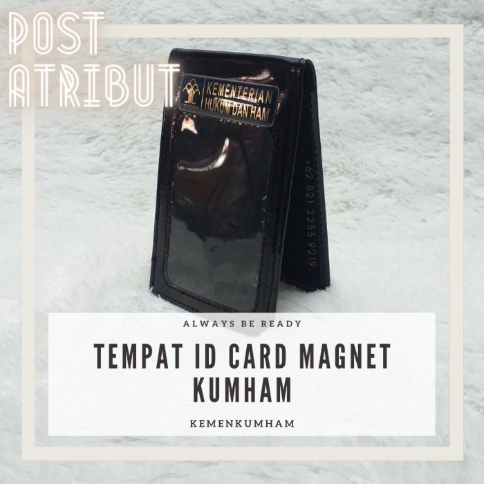 

t050r4v Tempat Id Card Kumham Magnet / Id Card Magnet Pengayoman Rg050Rg