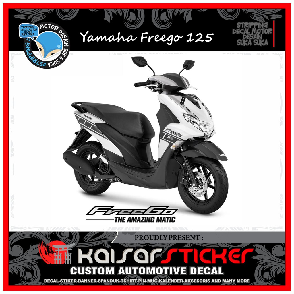 Decal Sticker Motor  Full Body Stiker  Yamaha FreeGo  125 