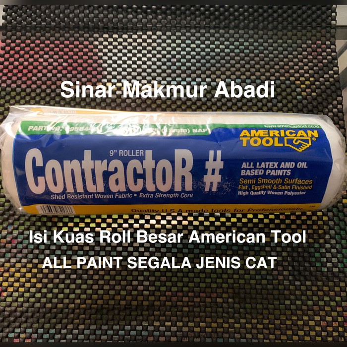 

Isi Kuas Roll Besar ALL PAINT/Semua Cat American Tool / Perbuah