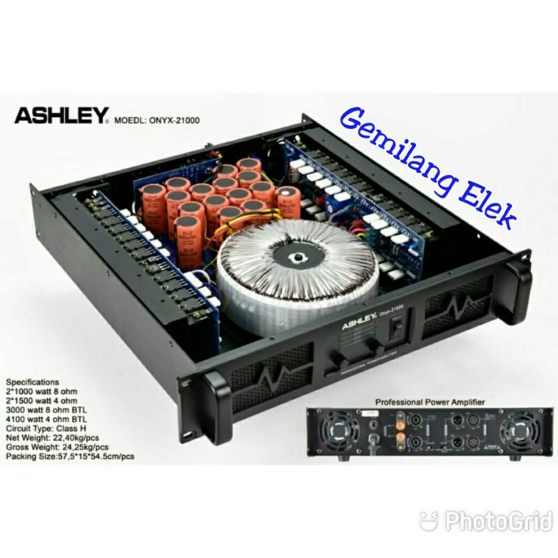 POWER ASHLEY ONYX 21000/ ONYX21000 ORIGINAL