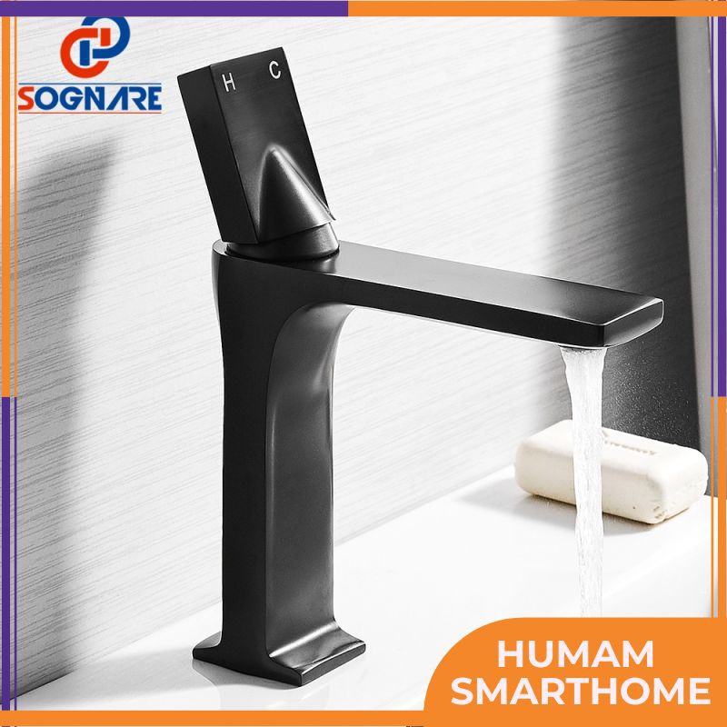 Keran Kamar Mandi Water Heater Sognare Black Contemporary Bathroom Faucet Single Handle Deck Shopee Indonesia