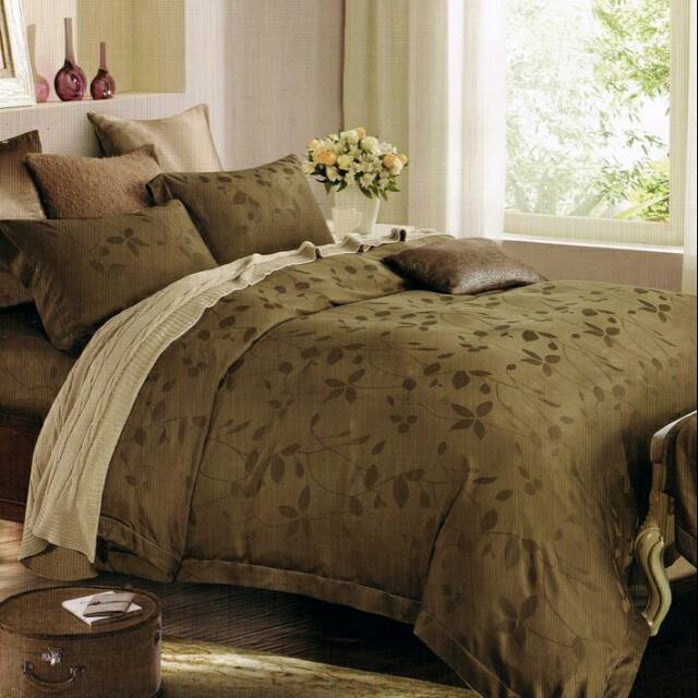 Sprei Jacquard Tencel Ready Stok