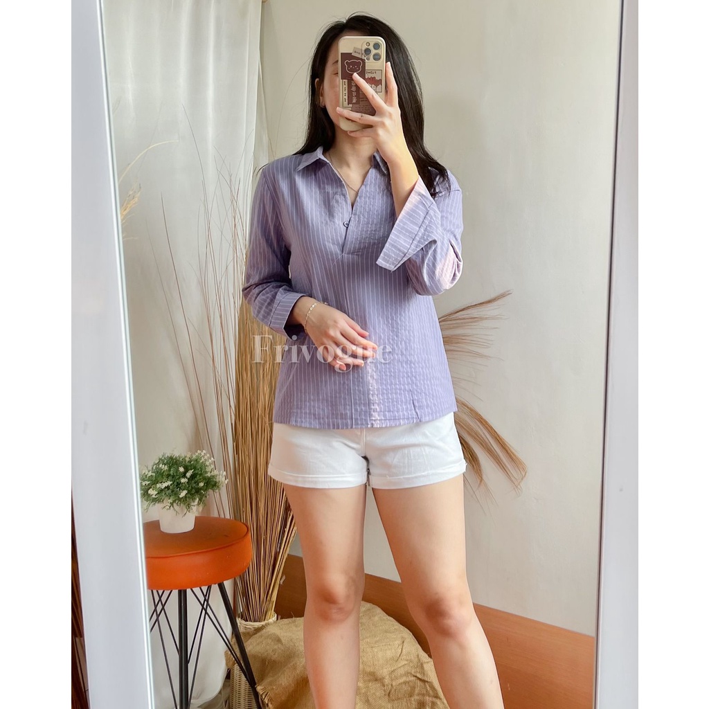 (IMPORT) Casual Office Shirt | TOP