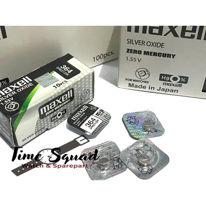 BATERAI MAXELL 364 SR621SW BATERAI MAXELL 364 MAXELL 621 ORIGINAL