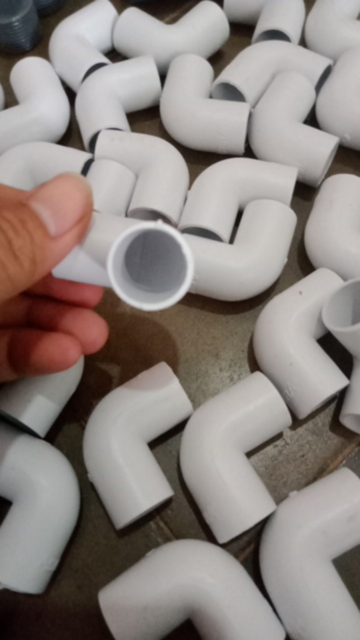 Knie 5/8 Knie Pipa Listrik Putih Elbow Knie Pvc Putih