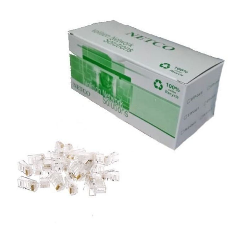 Netco Connector RJ45 Cat5 Cat 5 Cat.5 isi 100