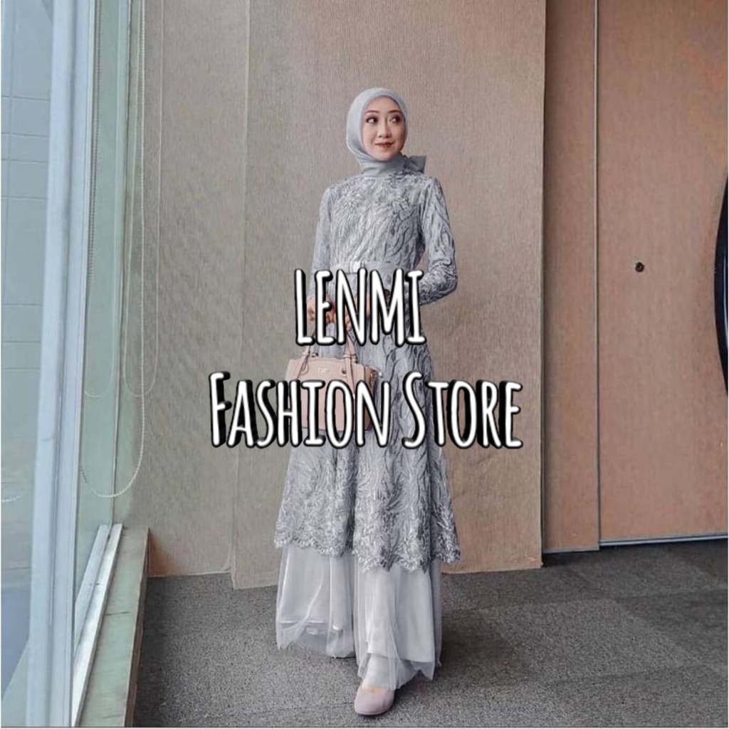 Busana Muslim Gamis Murah Gaun Pesta Muslimah Baju Pesta Wanita Kondangan Mewah Kekinian 2020 2021