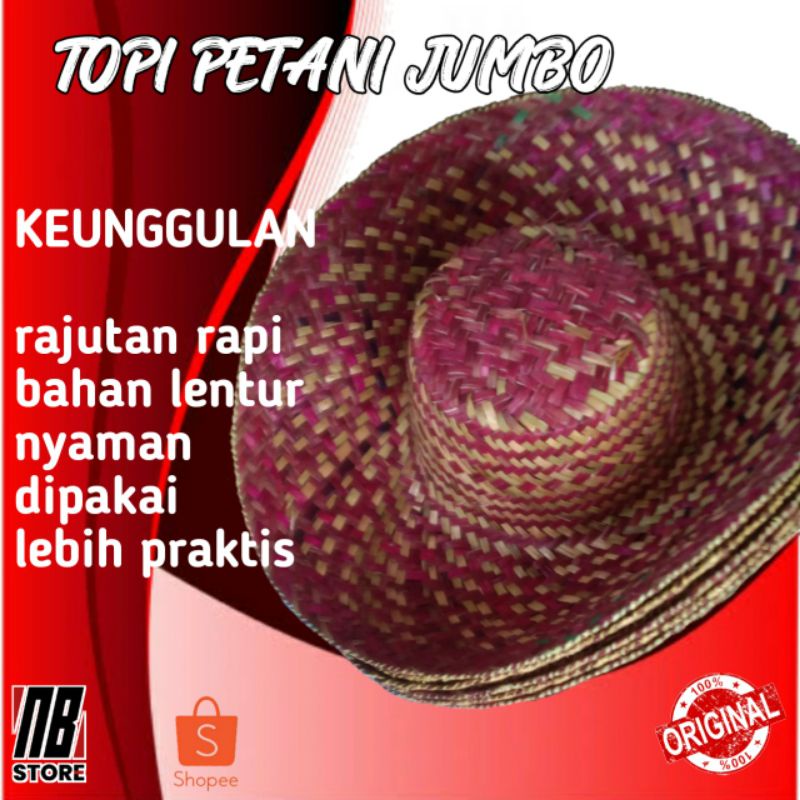 TOPI CAPING PETANI UKURAN BESAR
