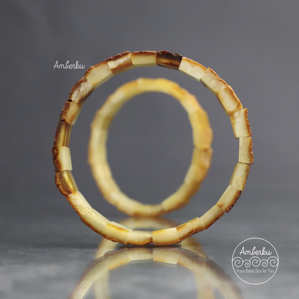 AMBERKU Gelang Amber Baltic Natural Raw Dewasa GS3