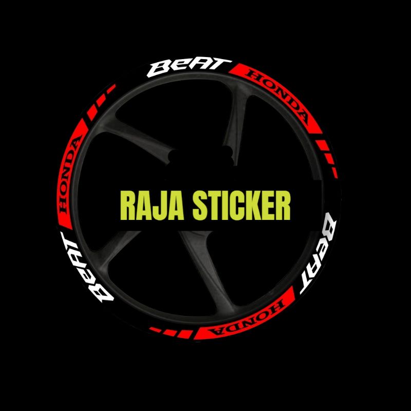 Terbaru sticker variasi velg beat veleg honda beat