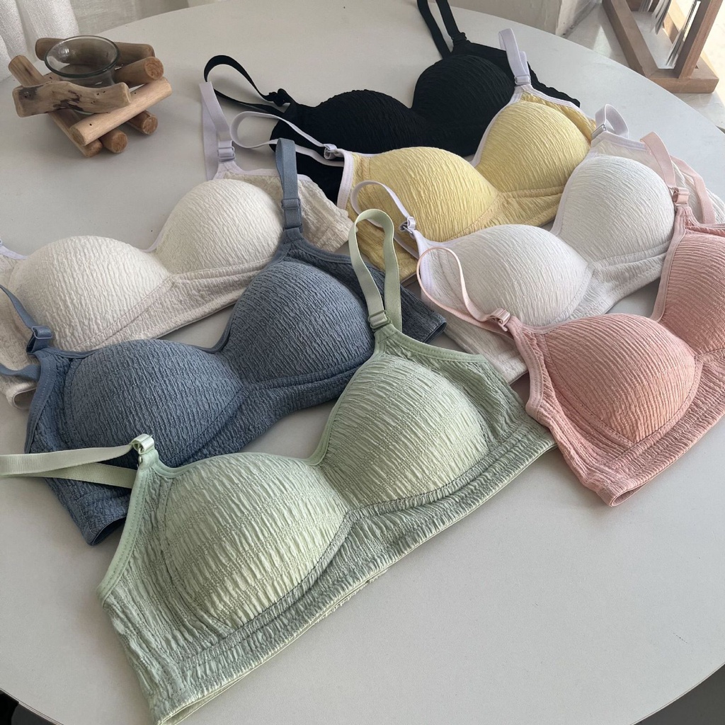 Brasay BRA PUSH UP Bra Tanpa Kawat Anti Kendur Untuk Wanita Import 9019