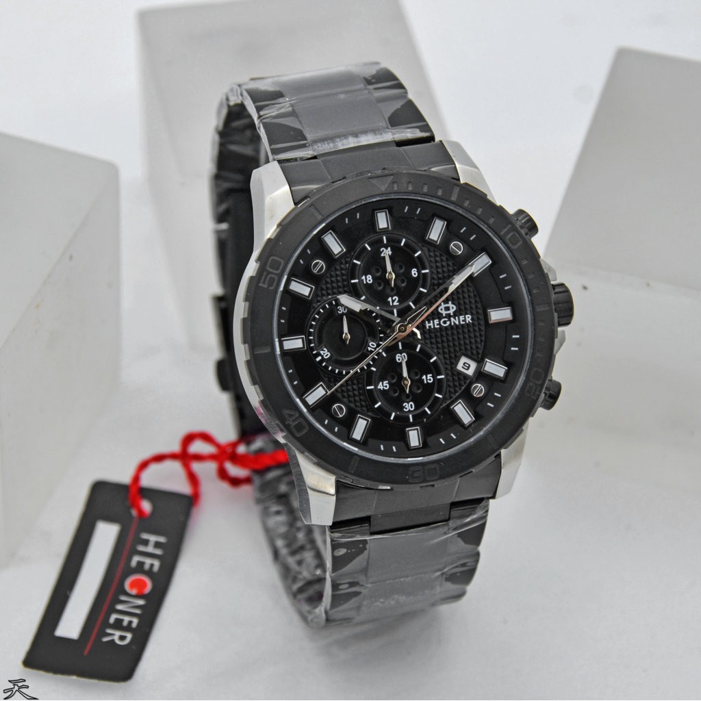 JAM TANGAN PRIA HEGNER 5034 CHRONOGRAPH