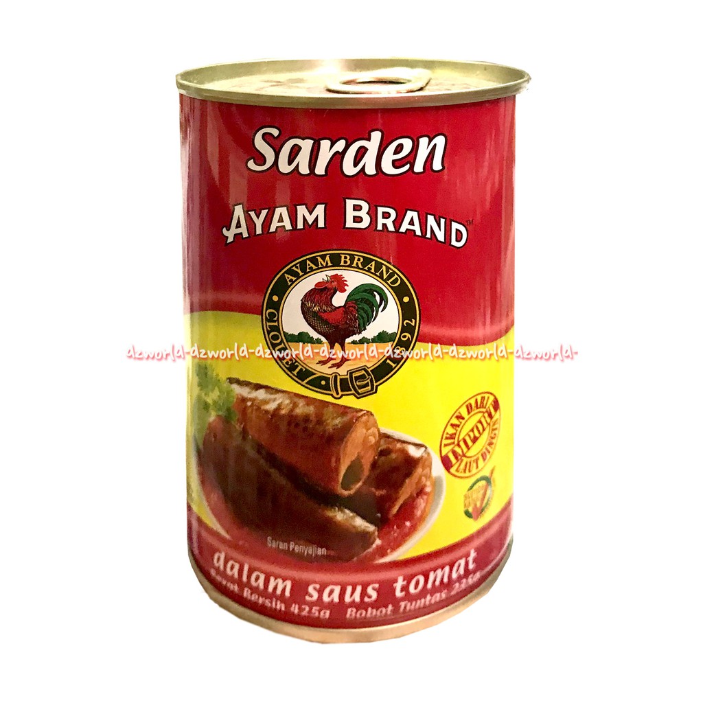 Ayam Brand Sarden Dalam Saus Tomat 425 gr ikan sarden olahan dengan saus tomat enak dan bergizi