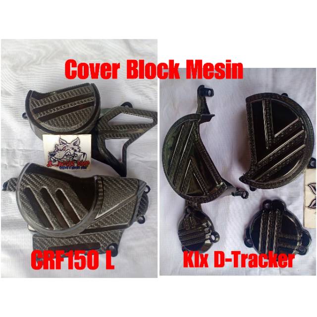 Cover Pelindung Mesin Block Rangka CRF150 L KLX D-Tracker Tutup Engine Cover Block Rangka CRF 150 L