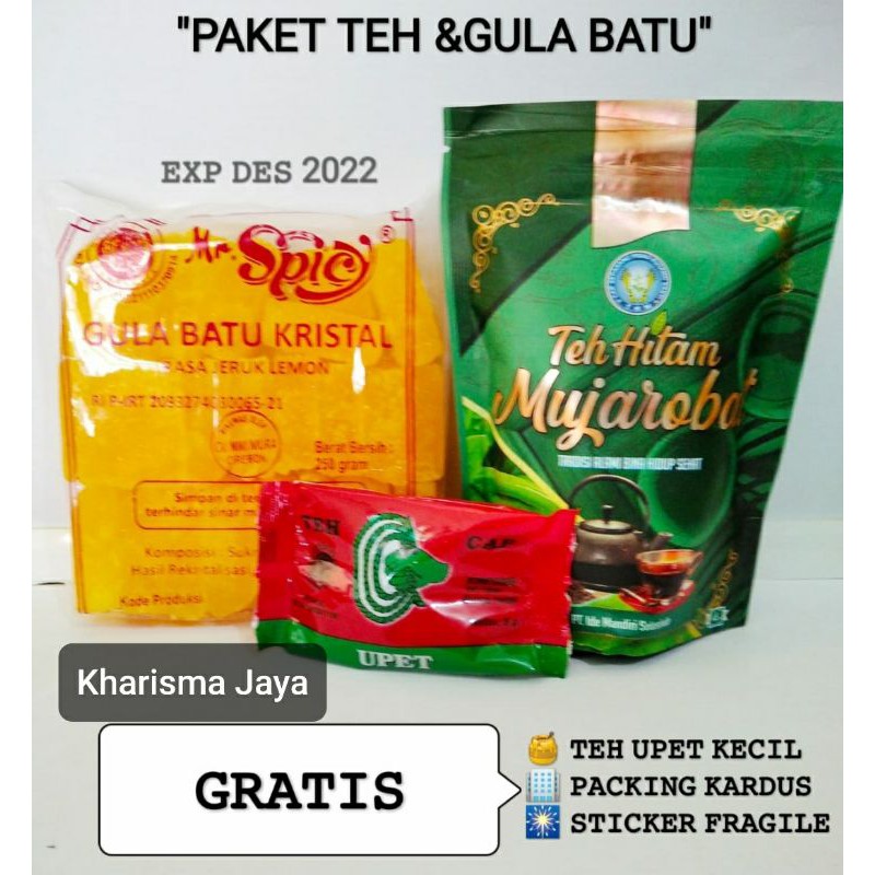 

Paket Gula Batu Rasa Lemon dan Teh hitam