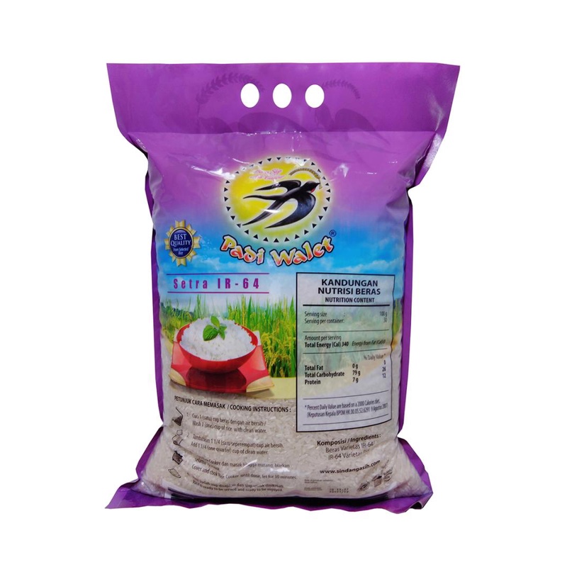 

Padi Walet Setra Premium 5 Kg