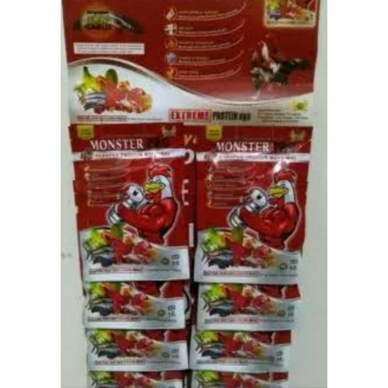 jamu ayam MONSTER PRO ( 1 renteng )