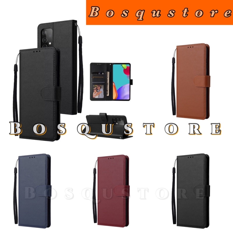 LEATHER CASE REALME C55/ C33/ C30/ C31/ C35/ C25Y/ C25/ C25S/ C21/ C21Y/ C20/ C15/ C12/ C11 2021/ C11/ CASING DOMPET KULIT/ FLIPCOVER CASE DOMPET HP