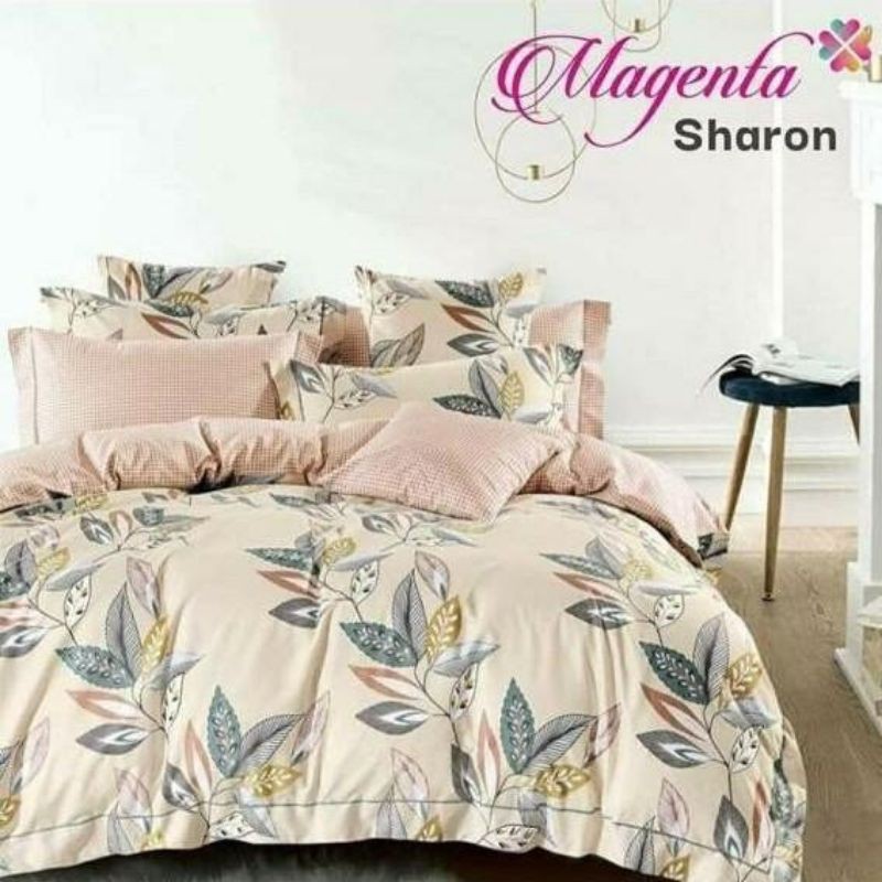 160x200 Sprei Katun Lokal +2SB+2SG Sprei Queen Size Sprei 5kaki Homemade Bedsheet