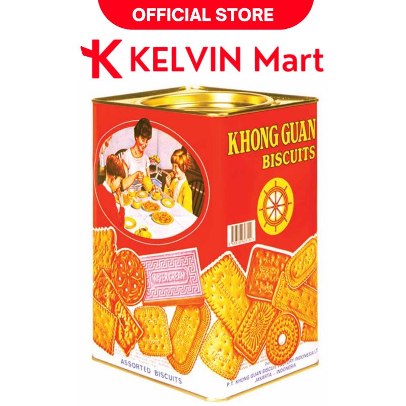 

Khong Guan Biscuit Red Segi Assorted Kaleng 1600g | KELVIN Mart