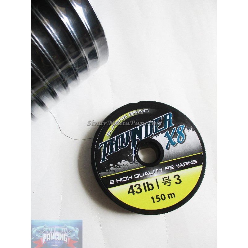SENAR PE THUNDER X8 150M [CEK DESKRIPSI]