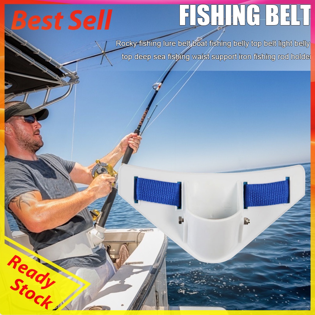 Boat Fishing Deep Seawater Waist Belt Belly Top Rod Holder Fishing Tackle