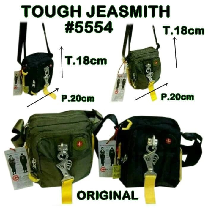 Hot Promo! TAS SELEMPANG PRIA TOUGH JEANSMITH 5554 TAS SLING BAG PRIA Baru!
